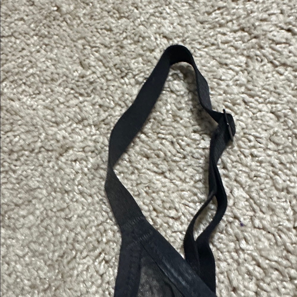 Skims 32dddd sheer mesh underwire bra onyx - Picture 3 of 6